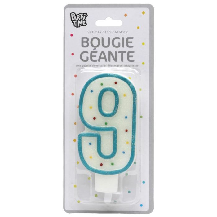 Party Time Vela Aniversario Surtida Números 0-9 14 cm 6 Party Time Vela Aniversario Surtida Números 0-9 14 cm 6