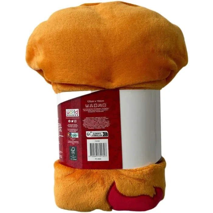 Pokemon Manta con Capucha 3D Charmander 120 x 150 cm Ultra Suave Colorida 4