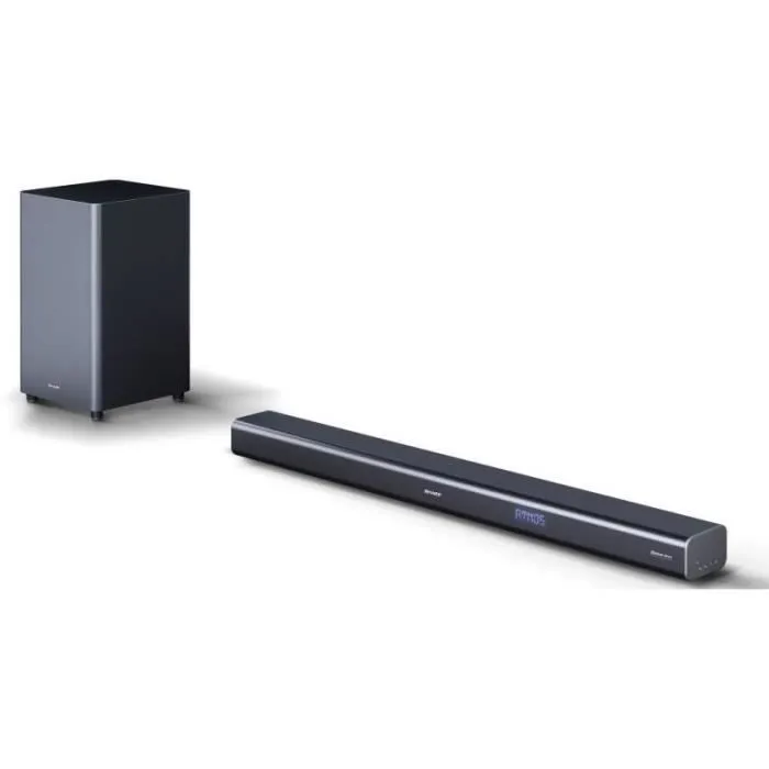 Sharp HT-SBW460 Barra de Sonido 3.1 Canales con Dolby Atmos, Bluetooth 4.2 - Gris Sharp HT-SBW460 Barra de Sonido 3.1 Canales con Dolby Atmos, Bluetooth 4.2 - Gris