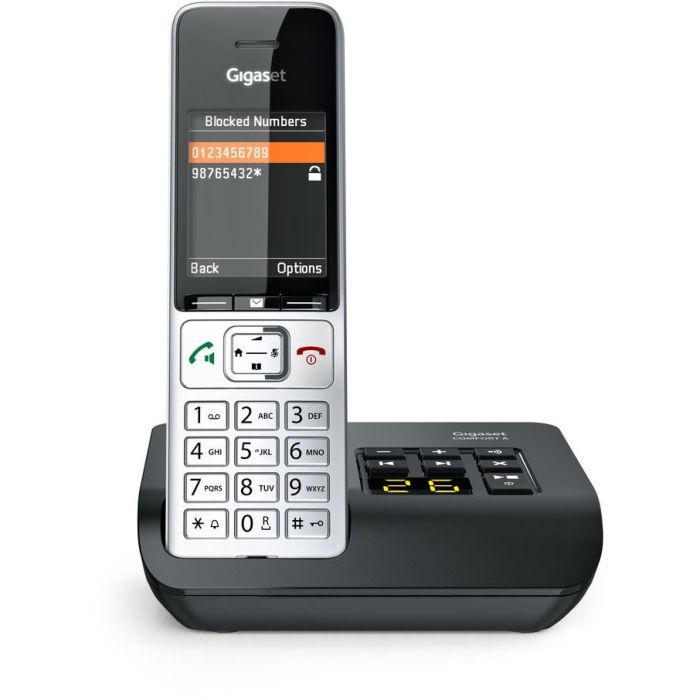 Gigaset COMFORT 500A Teléfono DECT/analógico con Contestador Automático, Pantalla a Color TFT 2.2", Manos Libres, Agenda 200 Contactos, Plata/Negro 15 Gigaset COMFORT 500A Teléfono DECT/analógico con Contestador Automático, Pantalla a Color TFT 2.2", Manos Libres, Agenda 200 Contactos, Plata/Negro 15
