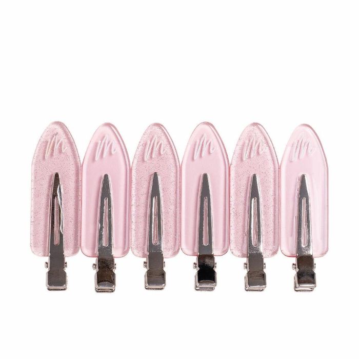 Mermade No Crease Clips Pinzas de Pelo Rosa Caramelo 6 Unidades de Acetato de Celulosa, Evita Marcas y Enganches Mermade No Crease Clips Pinzas de Pelo Rosa Caramelo 6 Unidades de Acetato de Celulosa, Evita Marcas y Enganches