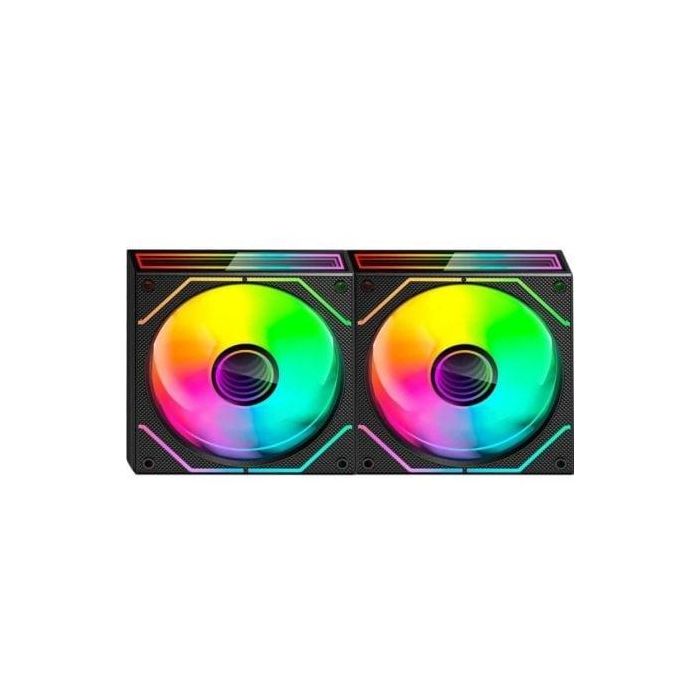 Mars Gaming MF-3DPROX2 Pack 2 Ventiladores 120mm ARGB Infinity Mirror PWM Ultra-silenciosos FDB para PC Gaming 1 Mars Gaming MF-3DPROX2 Pack 2 Ventiladores 120mm ARGB Infinity Mirror PWM Ultra-silenciosos FDB para PC Gaming 1