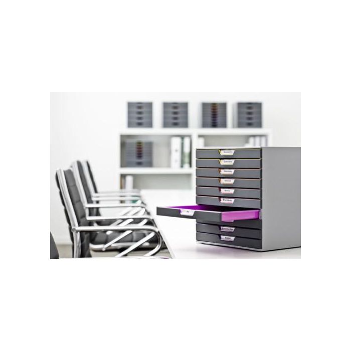 Durable 761058 Módulo 10 Cajones VARICOLOR®10 Apilable Plástico A4/Carta Multicolor 5