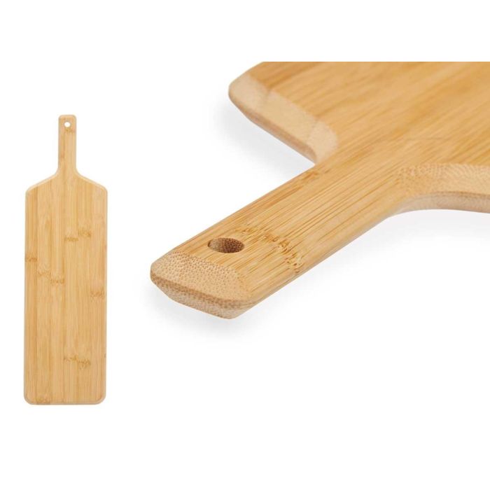 Kinvara Tabla de Bambú con Mango para Aperitivos, 50 x 14 x 1.5 cm (6 Unidades) 3 Kinvara Tabla de Bambú con Mango para Aperitivos, 50 x 14 x 1.5 cm (6 Unidades) 3