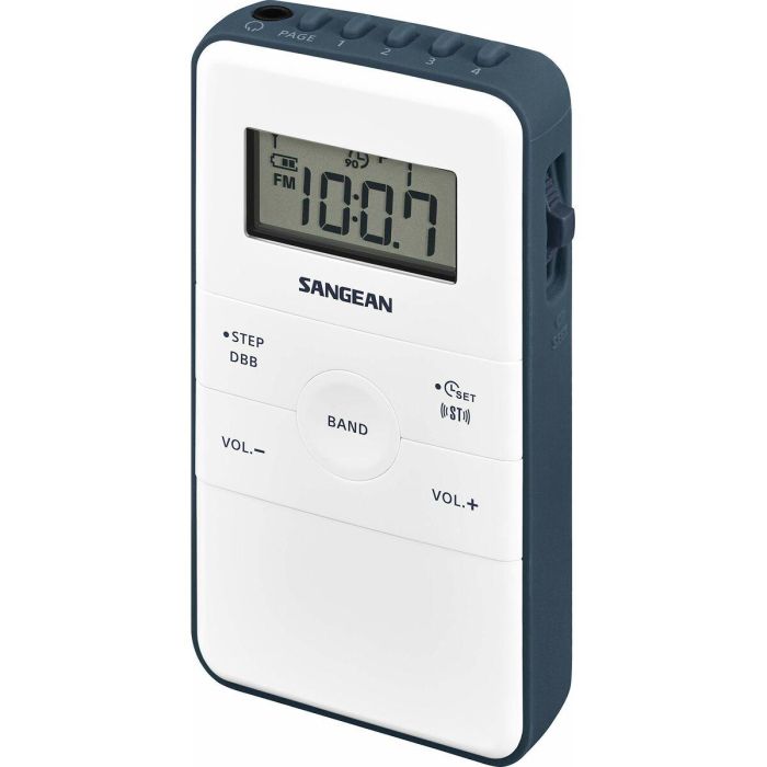 Radio Portátil Sangean DT-140 Azul Blanco 6