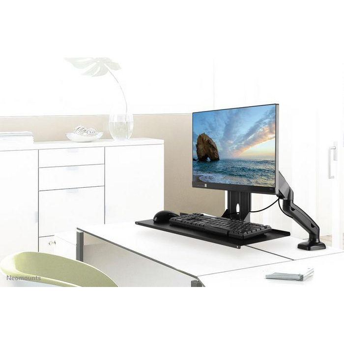 Neomounts KEYB-V200BLACK Soporte VESA Universal para Teclado y Ratón, 65 cm, Negro, Acero, 2 kg 6