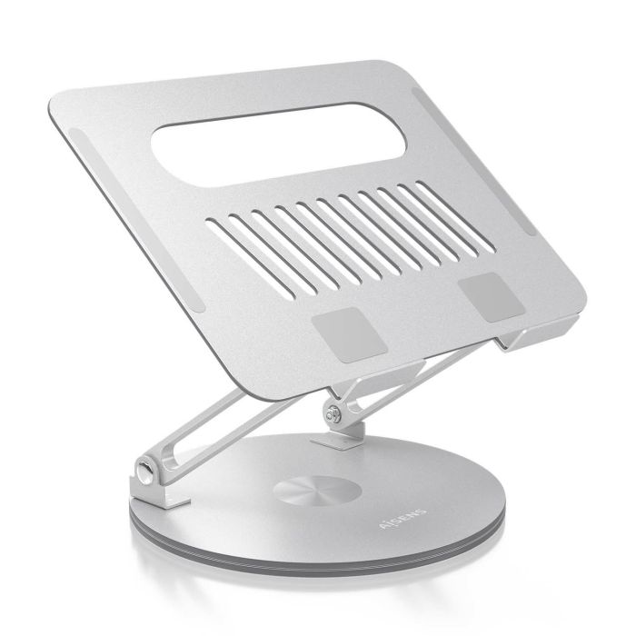 AISENS - SOPORTE DE SOBREMESA XL GIRATORIO AJUSTABLE PARA PORTATIL / TABLET 10-17, PLATA AISENS - SOPORTE DE SOBREMESA XL GIRATORIO AJUSTABLE PARA PORTATIL / TABLET 10-17, PLATA
