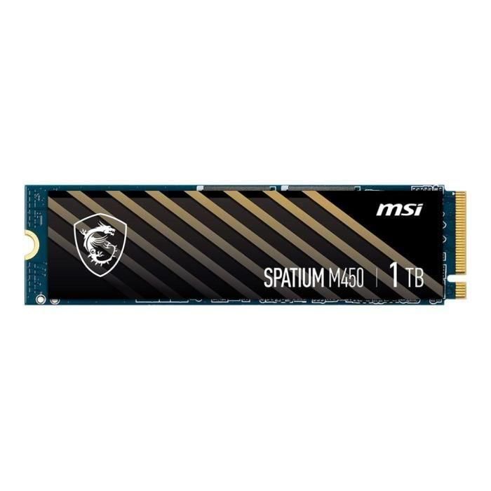 MSI - SPATIUM M450 - SSD Interno - 1TB - PCIe 4.0 NVMe M.2 1