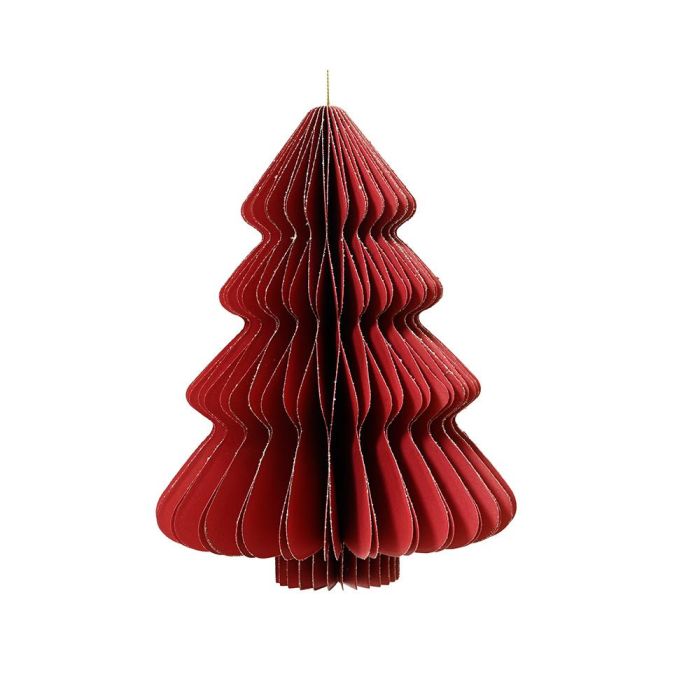 Árbol de papel rojo ø30 x 40 cm 0 Árbol de papel rojo ø30 x 40 cm 0