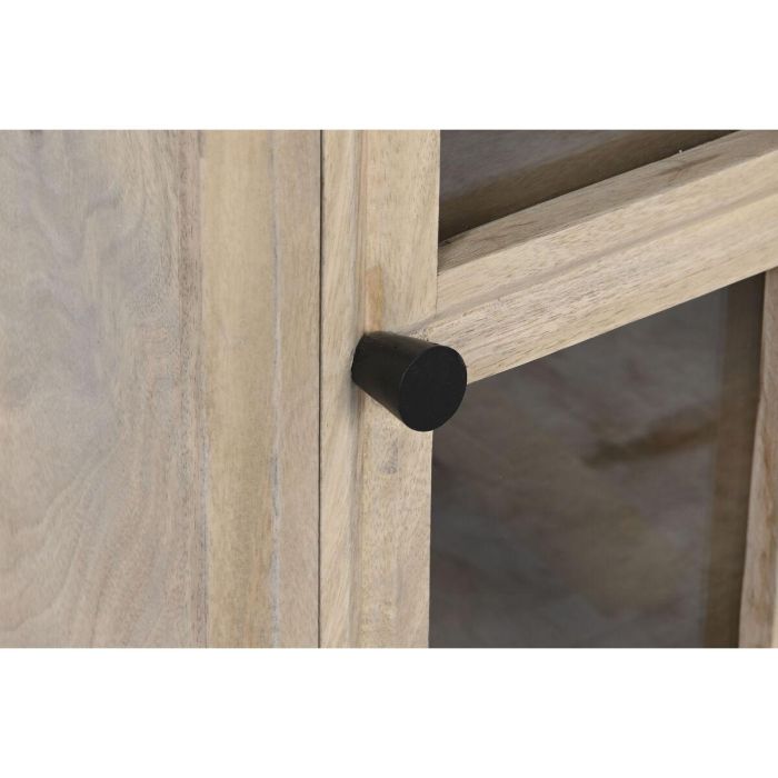 Mesita de Noche Home ESPRIT Natural Cristal Madera de mango 45 x 35 x 57 cm 2 Mesita de Noche Home ESPRIT Natural Cristal Madera de mango 45 x 35 x 57 cm 2