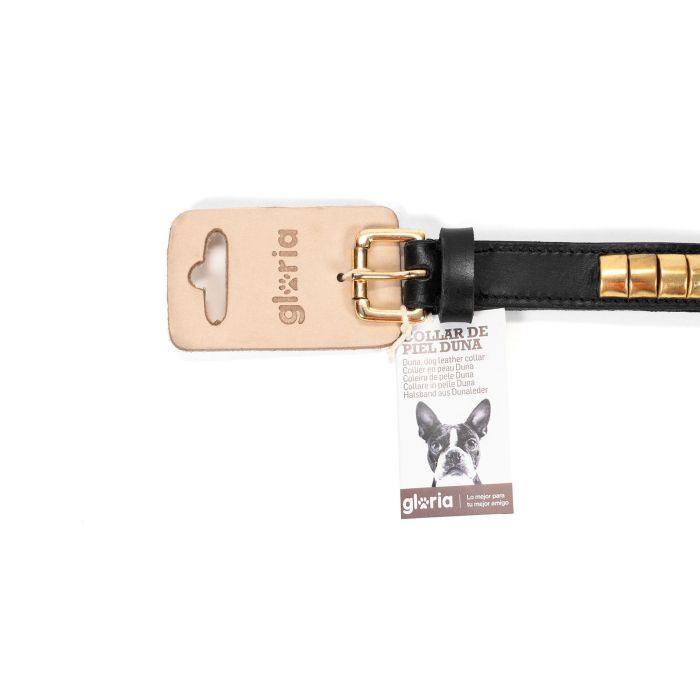 Gloria Collar Duna para Perro de Piel Acolchada con Triple Capa, Negro, 35 x 2 cm - Gran Confort y Durabilidad 6