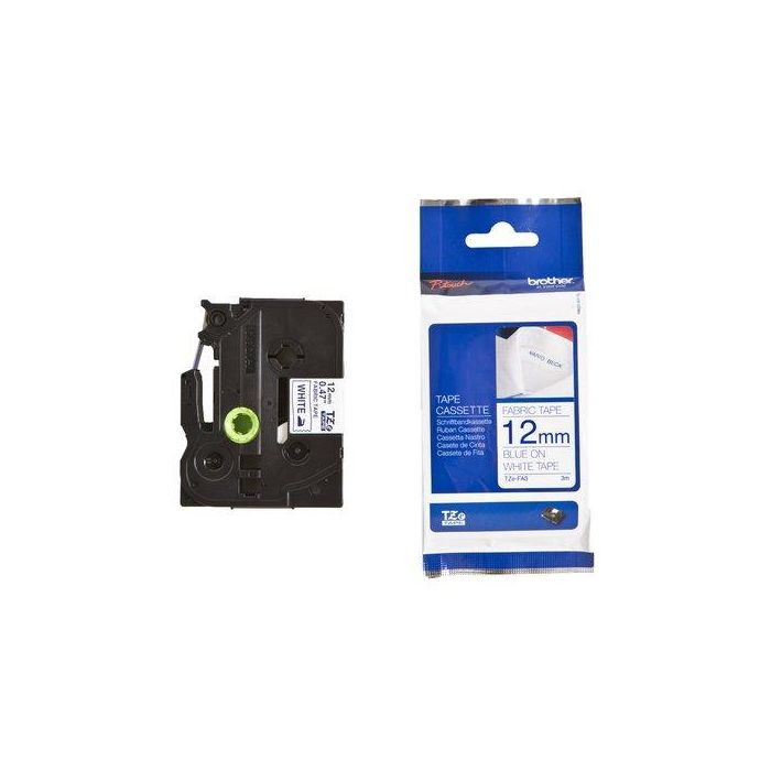 BROTHER Cinta Especial textil azul 12mm