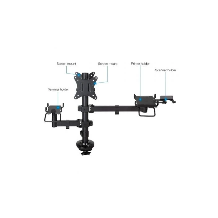 TOOQ SOPORTE MESA PARA TPV/IMPRESORA/PANTALLAS/TERMINAL 1