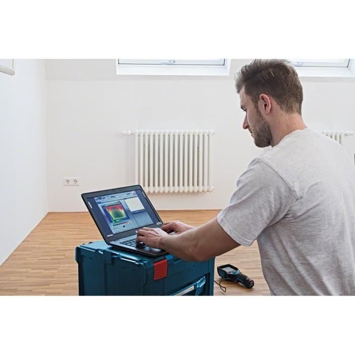 Bosch Professional GTC 400 C L-Boxx Cámara térmica con superposición de imágenes reales (19.200 px) y conexión a app Measuring Master 3 Bosch Professional GTC 400 C L-Boxx Cámara térmica con superposición de imágenes reales (19.200 px) y conexión a app Measuring Master 3