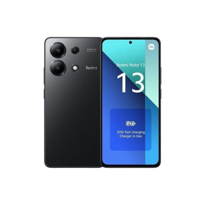 Xiaomi NOTE13 8-512 BK Smartphone Redmi Note 13 8GB RAM 512GB Almacenamiento 6.67" AMOLED 120Hz Cámara 108MP Negro Xiaomi NOTE13 8-512 BK Smartphone Redmi Note 13 8GB RAM 512GB Almacenamiento 6.67" AMOLED 120Hz Cámara 108MP Negro