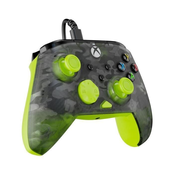 Gamepad - Xbox Series X|S, Xbox One y PC - Rematch Core - RGB - Con cable - Camuflaje negro/amarillo - TURTLE BEACH 1