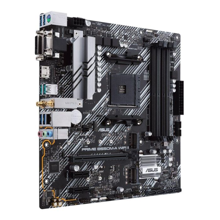 ASUS AM4 PRIME B550M-A WiFi II Placa Base para AMD Ryzen 3000 y 5000 Series DDR4 Micro ATX 6