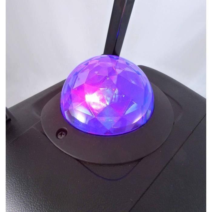 INOVALLEY KA116BOWL - Altavoz de luz Bluetooth 450W - Función Karaoke - Bola caleidoscopio LED multicolor - Puerto USB 2 INOVALLEY KA116BOWL - Altavoz de luz Bluetooth 450W - Función Karaoke - Bola caleidoscopio LED multicolor - Puerto USB 2