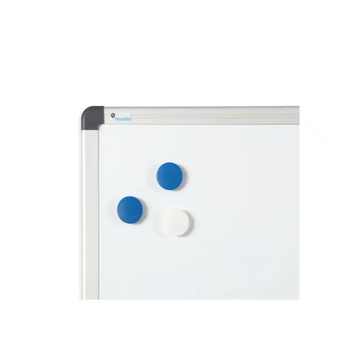 Rocada Pizarra Blanca Lacada Magnética Marco Aluminio 60x90 cm Uso Frecuente 1