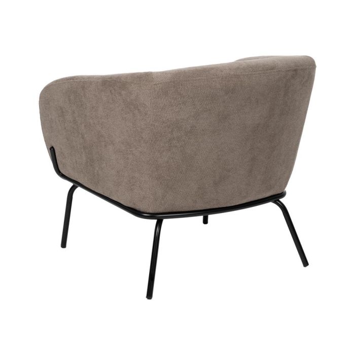 Sillón Taupe Tejido-Metal 77 X 72 X 68 cm