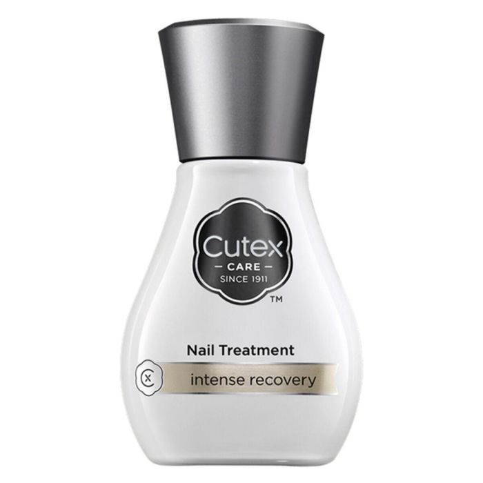Cutex INTENSE RECOVERY: Tratamiento Revitalizante Fortalecedor Uñas Débiles, Quebradizas y Secas con Queratina 13,6 ml