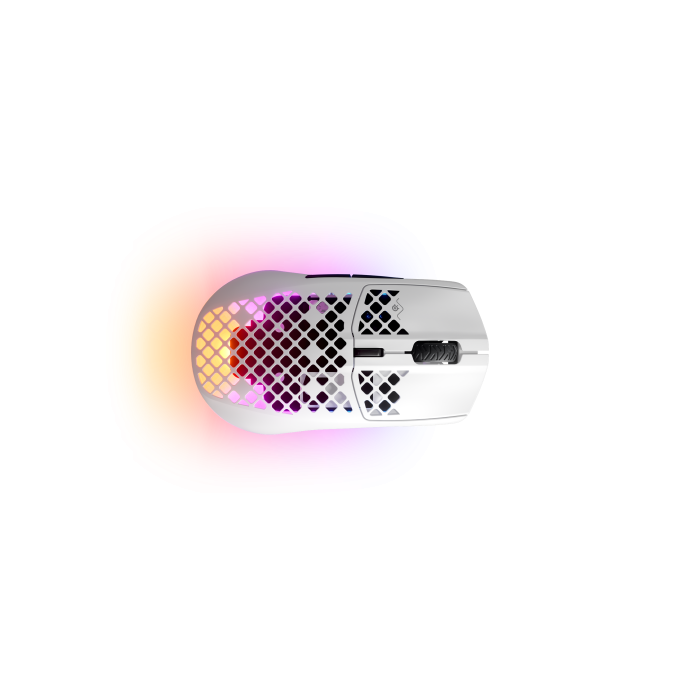 SteelSeries Aerox 3 Wireless Ratón Gaming Blanco (62608) - 18000 DPI, Bluetooth, RF Inalámbrico 2