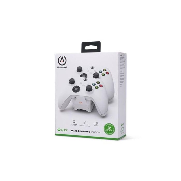 Power A 1524377-01 Estación de Carga Dual Xbox Blanca para Mandos Xbox Series X|S y Xbox One 5 Power A 1524377-01 Estación de Carga Dual Xbox Blanca para Mandos Xbox Series X|S y Xbox One 5