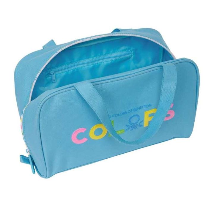 Neceser Escolar Benetton Spring Azul cielo 31 x 14 x 19 cm 4