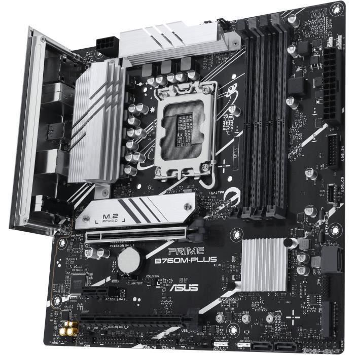 ASUS ASU1705279857602 Placa base PRIME B760M-PLUS Intel B760 LGA 1700 micro ATX 3 ASUS ASU1705279857602 Placa base PRIME B760M-PLUS Intel B760 LGA 1700 micro ATX 3