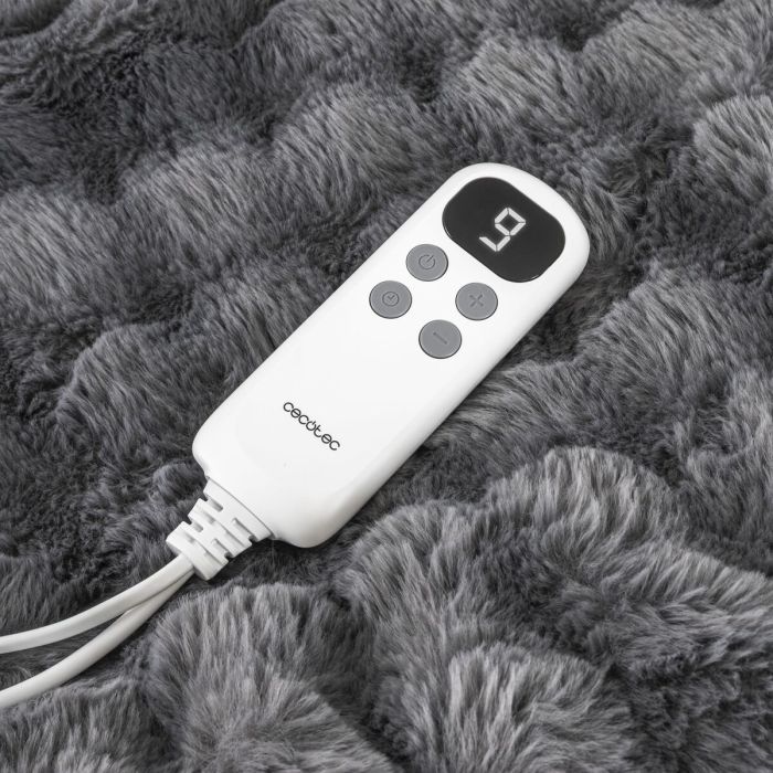 Manta Eléctrica Cecotec HeatConfort Noa 115 W Gris 180 x 130 cm 2 Manta Eléctrica Cecotec HeatConfort Noa 115 W Gris 180 x 130 cm 2