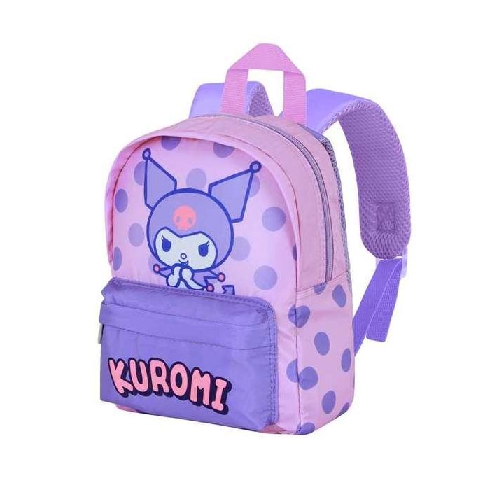 KARACTERMANIA Mochila Kuromi Hello Kitty Niña 27cm Preescolar Ligera Compartimento Cremallera Bolsillo Frontal 1