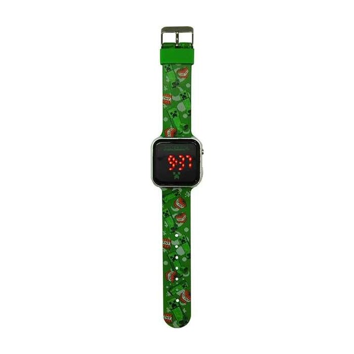 Reloj led minecraft con luz led y funciones 3,5cm Reloj led minecraft con luz led y funciones 3,5cm