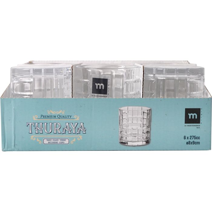 La Mediterranea Vaso Thuraya 275 cc, 8x9 cm (48 Unidades) 1