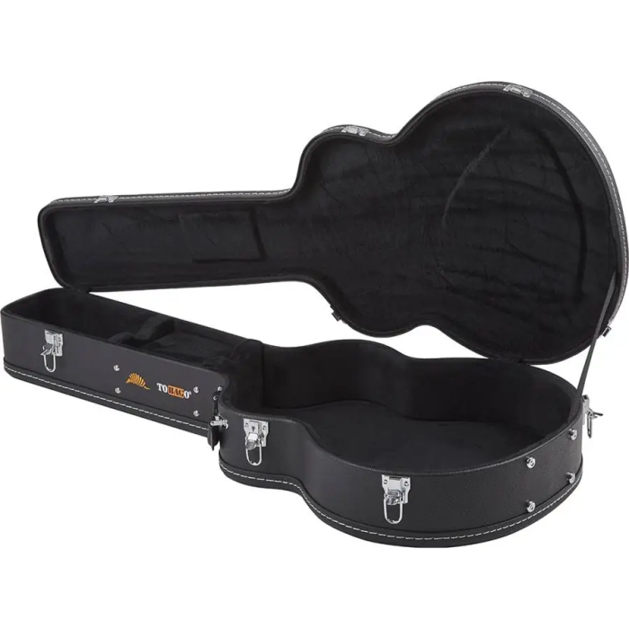 Tobago Estuche Guitarra Acústica Jumbo Piel Sintética Interior Felpa 2