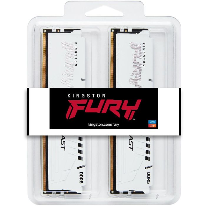 Kingston FURY Beast 64GB (2x32GB) DDR5 5600MT/s CL36 Kit Dual Channel Blanco EXPO 5 Kingston FURY Beast 64GB (2x32GB) DDR5 5600MT/s CL36 Kit Dual Channel Blanco EXPO 5