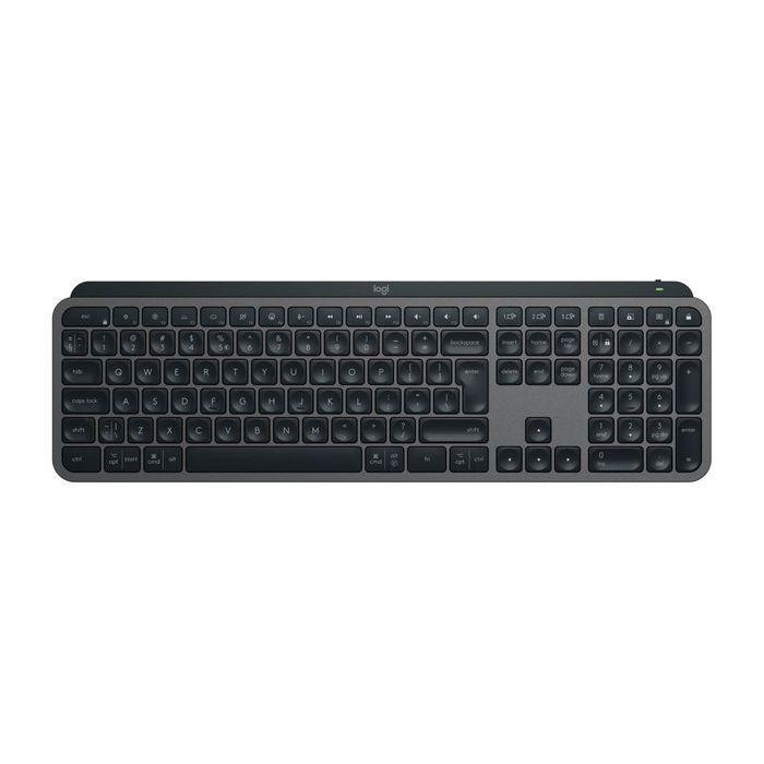 Logitech MX Keys Combo for Business Gen 2 - Teclado Retroiluminado, Ratón MX Master 3S 8000 DPI Quiet Click, Logi Bolt, Graphite US INTNL