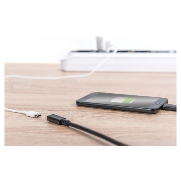 Digitus Cable alargador USB 2.0 Type-C Macho/Hembra 1.5m Negro 2