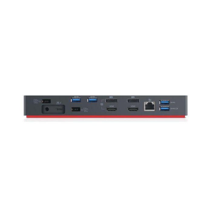 Lenovo ThinkPad Thunderbolt 3 Workstation Dock Gen 2 5x USB 3.0, Thunderbolt 3, 2x DisplayPort, 2x HDMI, 1x Ethernet 1