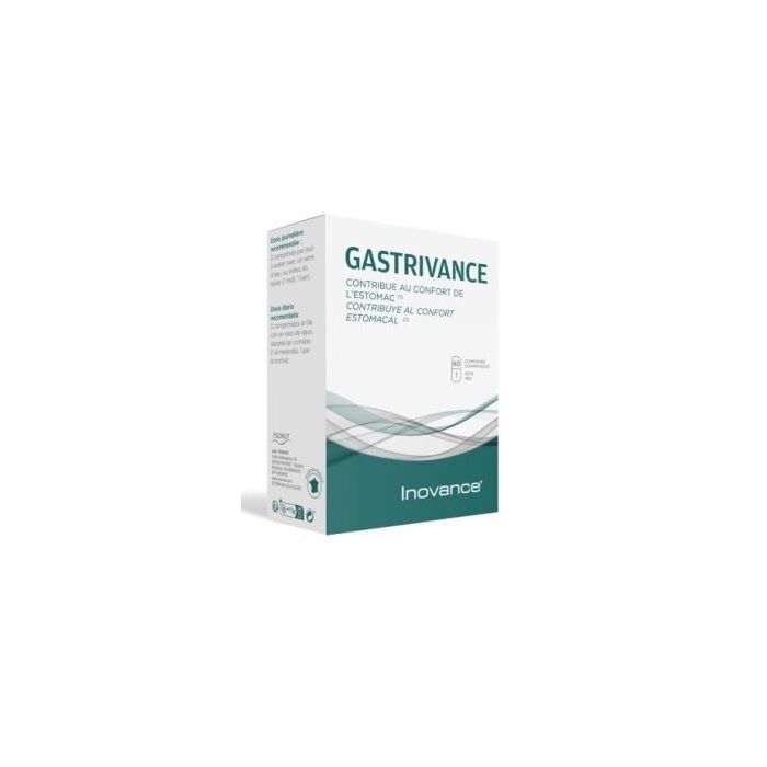 Gastrivance 60 60 Comp. Complemento digestivo con regaliz, jengibre y calcio. Ayuda al equilibrio y confort del sistema digestivo.
