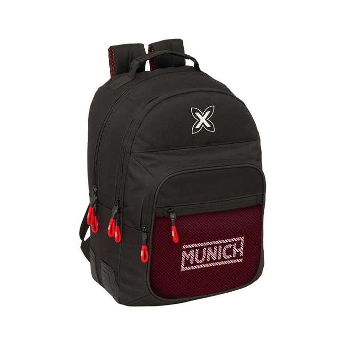 Mochila Safta Doble Con Cantoneras Adaptable A Carro Munich Vulcan 420x320x150 mm Mochila Safta Doble Con Cantoneras Adaptable A Carro Munich Vulcan 420x320x150 mm