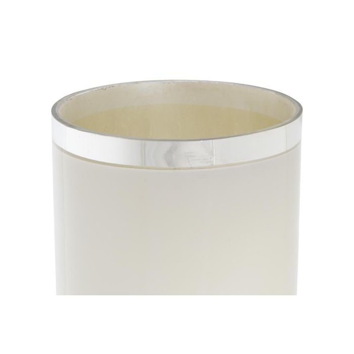DKD Home Decor Jarrón de Cristal y Aluminio en color Champán, con Medidas 15x56x15 cm y Peso 1.25 kg, Desmontable 1 DKD Home Decor Jarrón de Cristal y Aluminio en color Champán, con Medidas 15x56x15 cm y Peso 1.25 kg, Desmontable 1
