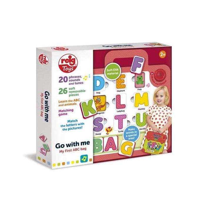 Reig Bolso Aprendizaje Interactivo con 20 Frases, Sonidos y Melodías, Abecedario y Números, Edad Mínima 18 Meses 2