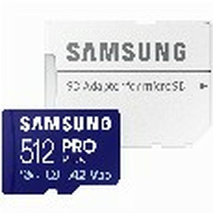 Tarjeta de Memoria Micro SD con Adaptador Samsung MB-MD512SA/EU 512 GB 32