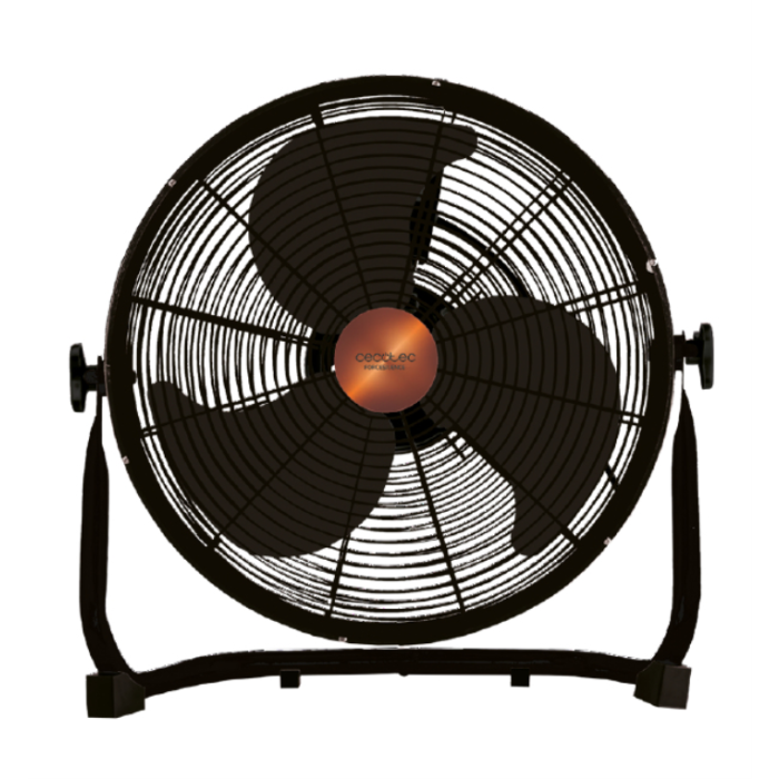 Cecotec EnergySilence 3000 Pro Ventilador de Pie con Aspas, 90W, Negro