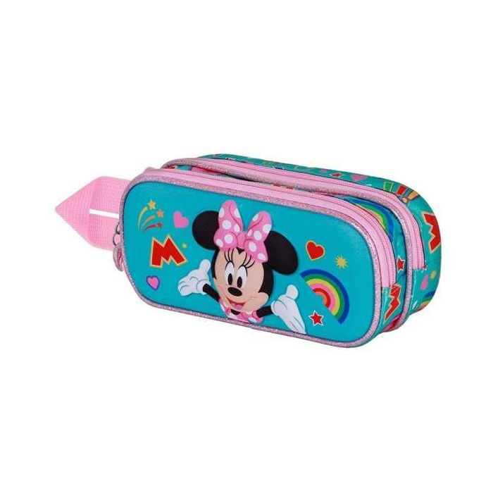 Karactermania Estuche Portatodo Doble 3D Minnie Mouse Greet 22 x 8 x 9.5 cm 1