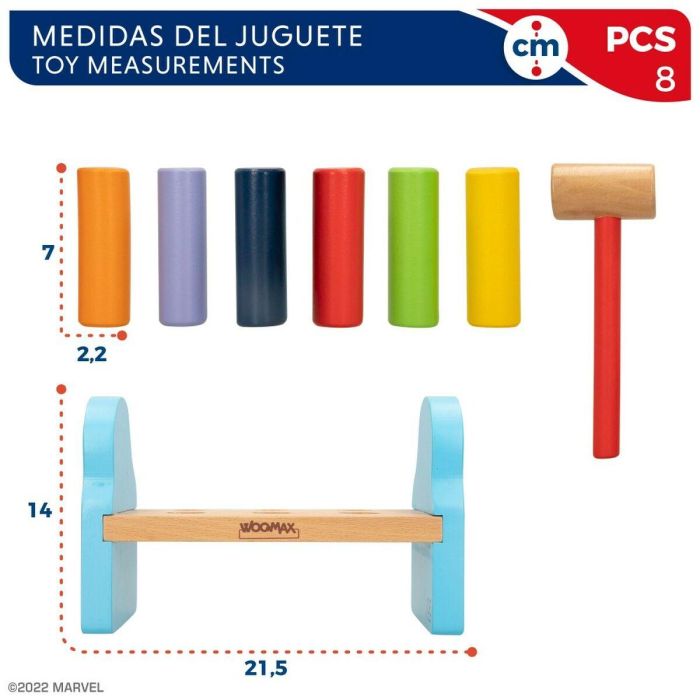 Juego de habilidad Spidey 8 Piezas 21,5 x 14 x 10,5 cm (6 Unidades) 2 Juego de habilidad Spidey 8 Piezas 21,5 x 14 x 10,5 cm (6 Unidades) 2