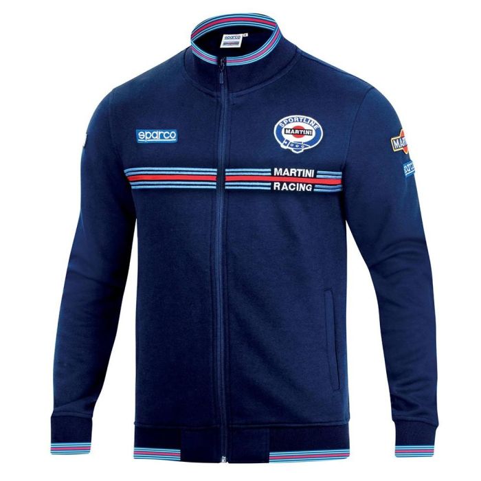 Sparco Sudadera Con Cremallera S01278MRBM2M Martini Racing Algodón 100% Hombre 0 Sparco Sudadera Con Cremallera S01278MRBM2M Martini Racing Algodón 100% Hombre 0