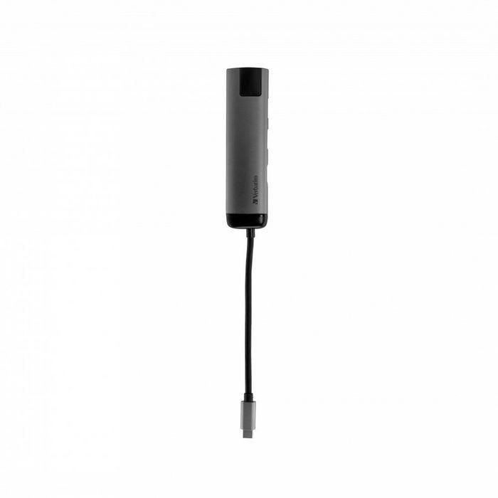 Verbatim USB-C, 2 x USB 3.0, HDMI, RJ-45, 5 - 20 V, 3 A, 15 cm, 50 g 3 Verbatim USB-C, 2 x USB 3.0, HDMI, RJ-45, 5 - 20 V, 3 A, 15 cm, 50 g 3