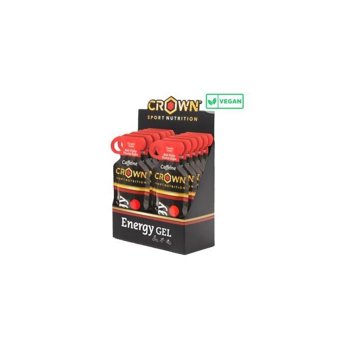 Energy Gel Frutos Rojos + Cafeina 12 X 40G Energy Gel Frutos Rojos + Cafeina 12 X 40G