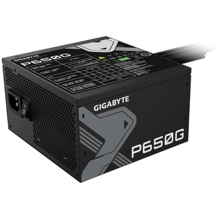 GIGABYTE GP-P650G Fuente Alimentación PC 650W 80 PLUS Bronze ATX No Modular 1 GIGABYTE GP-P650G Fuente Alimentación PC 650W 80 PLUS Bronze ATX No Modular 1